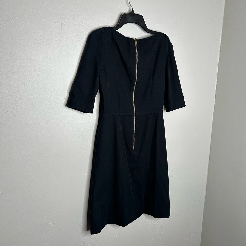 Louis Vuitton Vintage Uniformes Black Uniform Zipper Dress - Picture 7 of 10